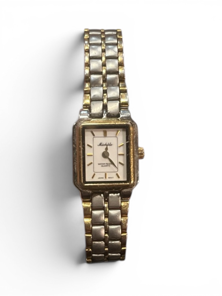 TwoTone Ladies Wristwatch  Gold  Silver
